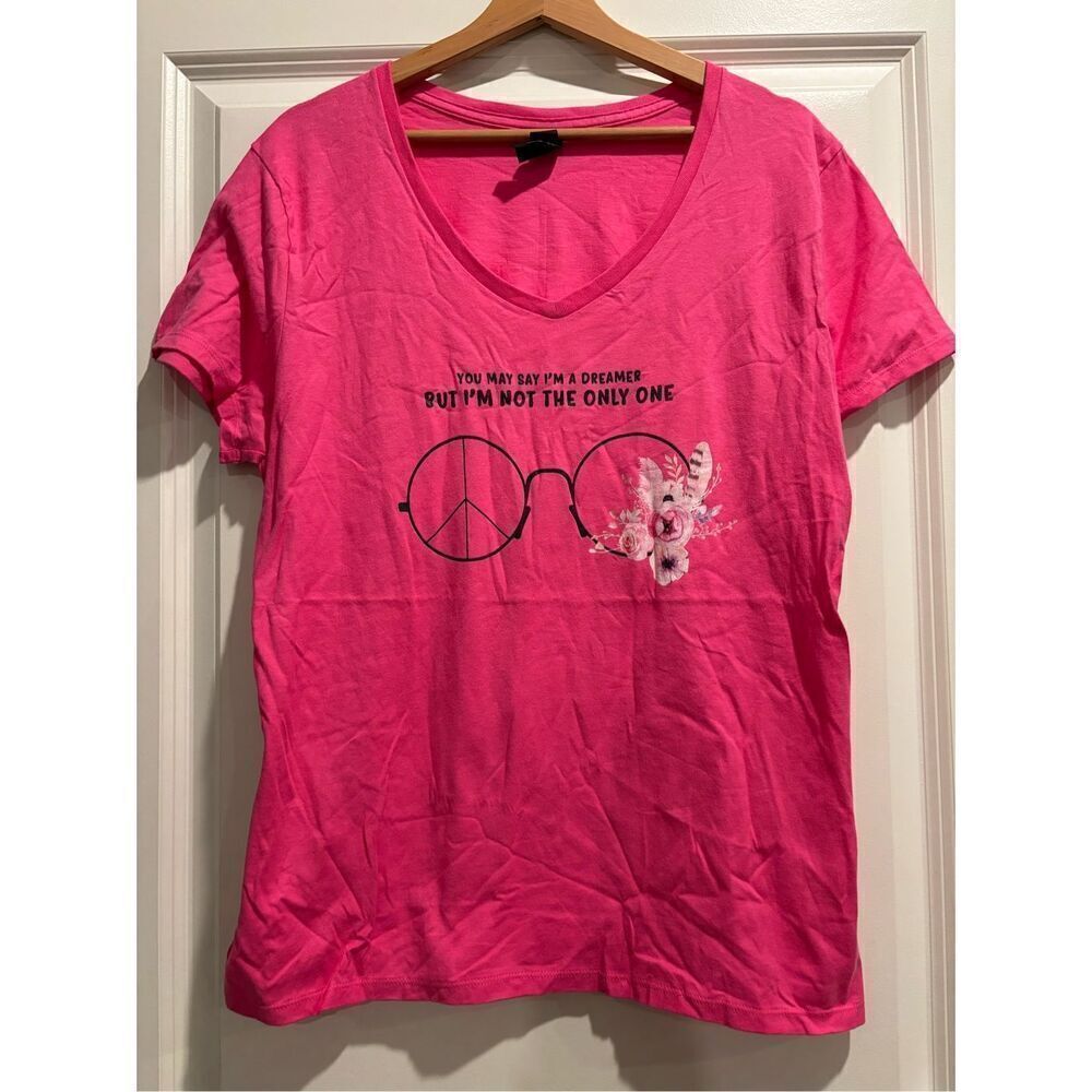 John Lennon Dreamer Women's V-neck size XL